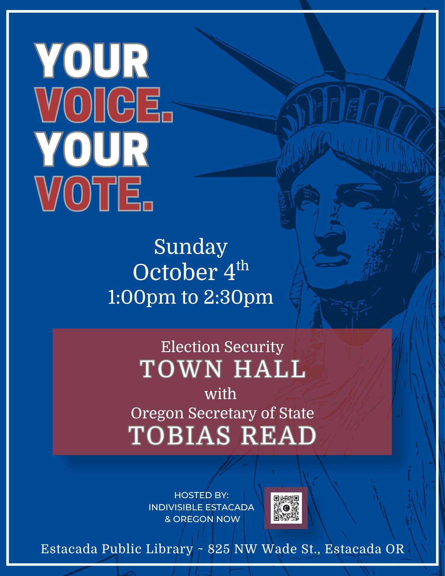 [Tobias Read Town Hall]